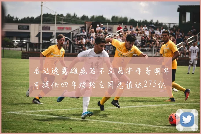 名记透露雄鹿若不交易字母哥明年可提供四年续约合同总值达275亿